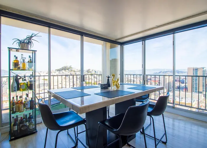 Panoramic Syline Views W/Parking In City Center San Francisco